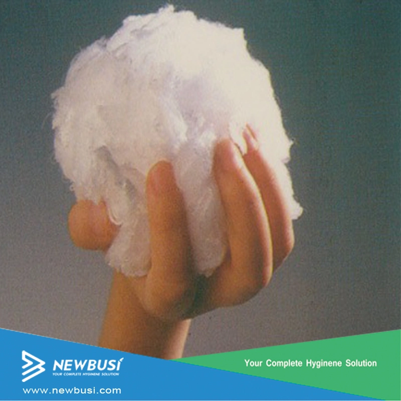 Untreated Virgin Fluff Pulp Material for Baby Diaper