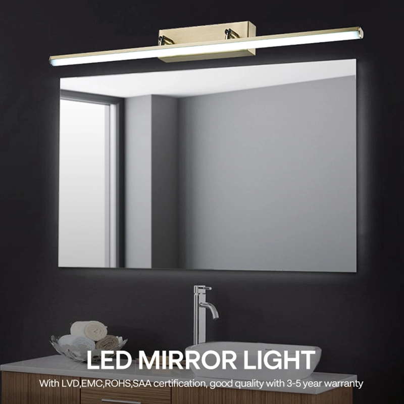 Modern Wall Adjustable Makeup Mirror Bathroom Lighting Fixture Waterproof LED Bathroom Vanity Light