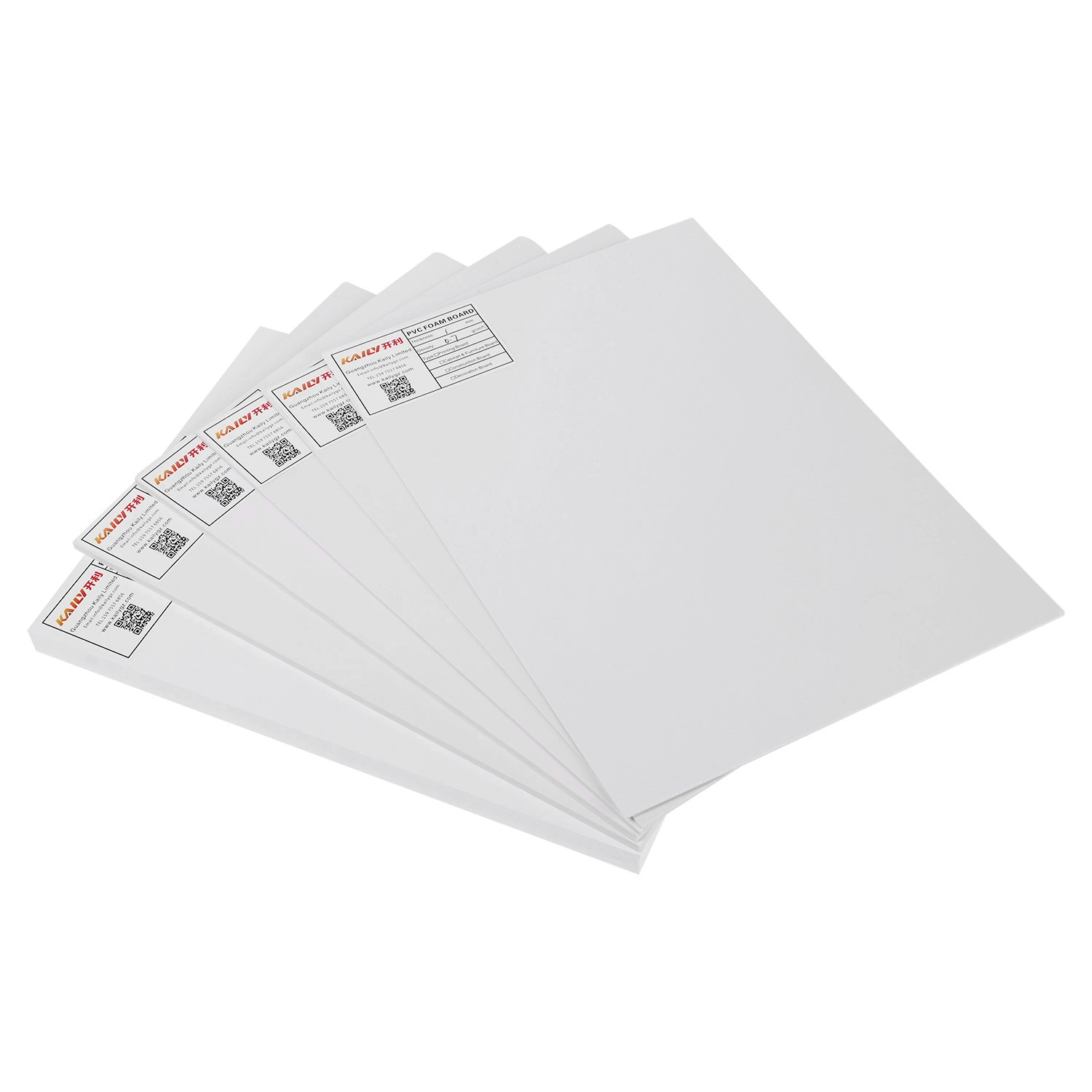 Kaily High-Quality Plastic Sheet PVC Free Foam Board with a High Impact Strength