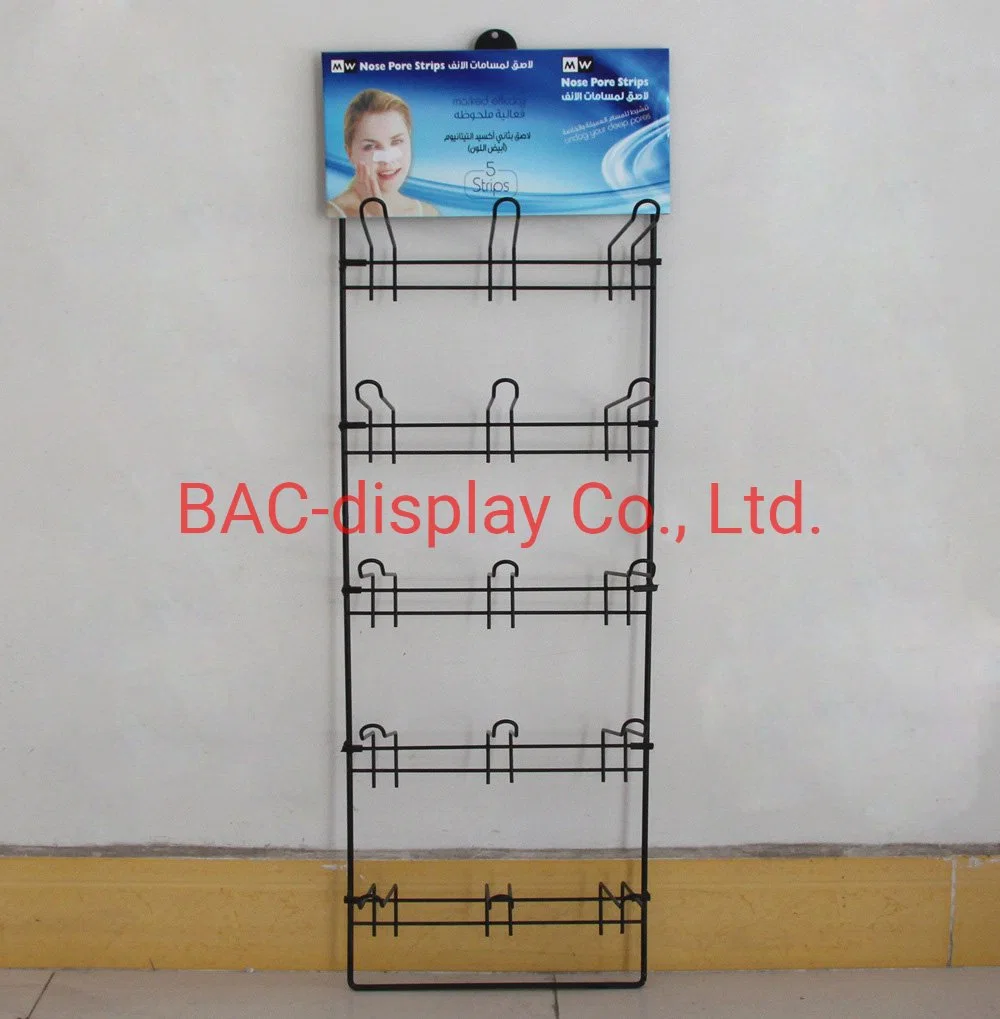 Metal Wall Hanging Cosmetics/Skin Care Products Display Rack