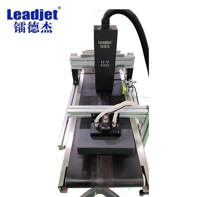 -Leadjet UV6320 impresora de inyección de tinta de datos variables Ricoh de alta resolución Gen4 Piezo cabezal de impresión Fecha Código de lote Código de barras Coing machine Fuente Altura 1-32mm