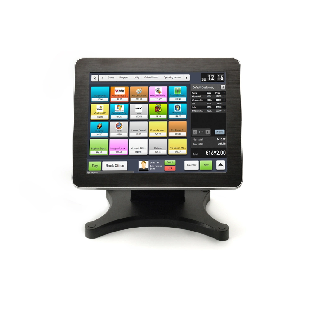 15 Inch True Flat Touch Screen POS Terminal All in One/Excellent Quality Touch POS System/ Cheap POS System