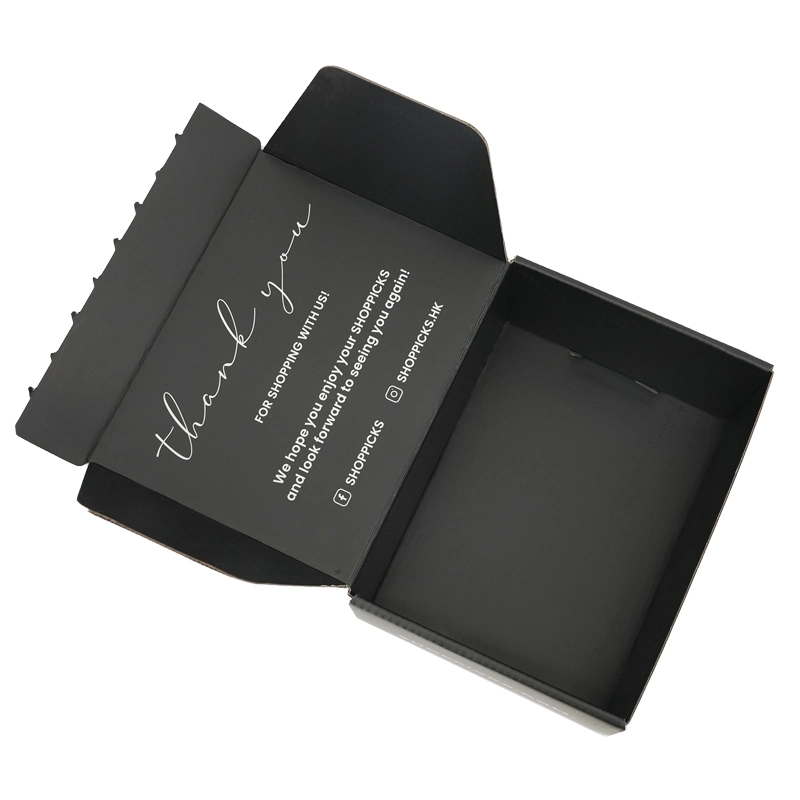 Precio razonable de envío Fold Kraft papel Caja logotipo personalizado con Tira de corte