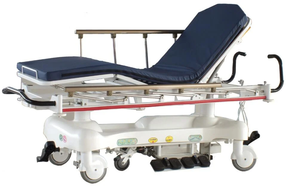 Adjustable Hospital Emergency Aluminum Stretcher Trolley/Ambulance Stretcher