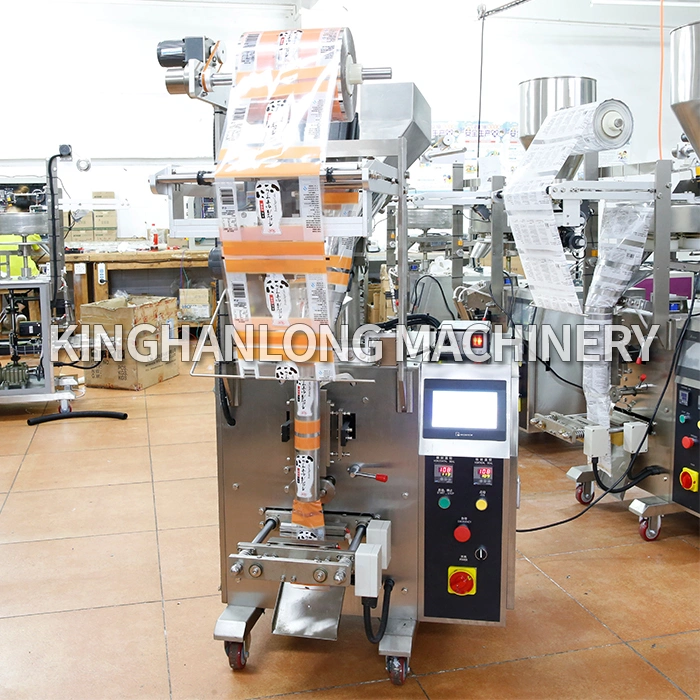 Kinghanlong Computer Automatic Weight Vffs 4 Side Seal Powder Form Fill Seal Wrapping Flow Packaging Packing Filling Sealing Machine