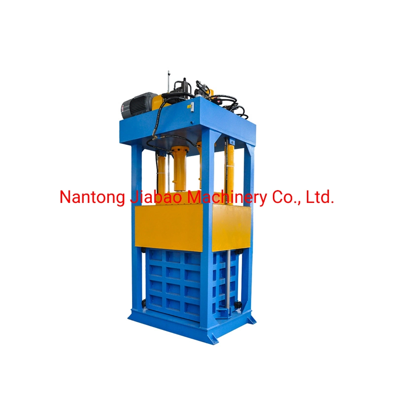 Vertical Hydraulic Baling Press for Used Textile/Textile/Fabric/Clothes/Used Clothes/Wipers/Textiles/Second Hand Clothes/Second Hand Clothing/Used Clothing/Rags