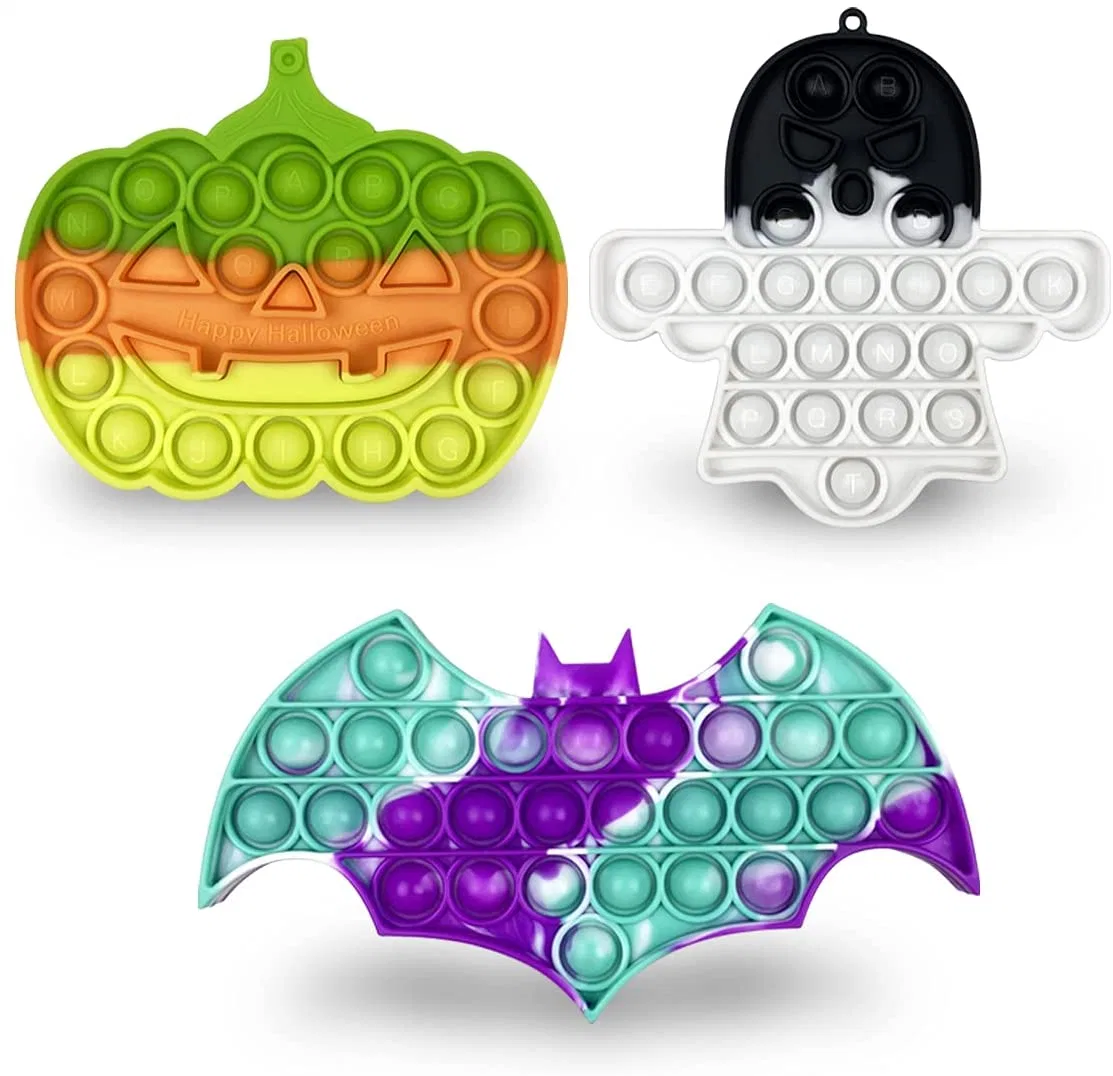 Halloween Pop Fidget Spielzeug Packs für Kinder Mädchen Jungen Halloween Party Gefälligkeiten Halloween Leckerli Geschenke Stress Relief