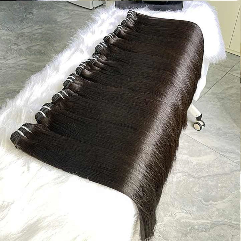 Atacado Hair Bundles Cheap peruano melhor Natural brasileiro cabelo Remy Weg vietnamita virgem cru Virgem 100% Natural cabelo humano