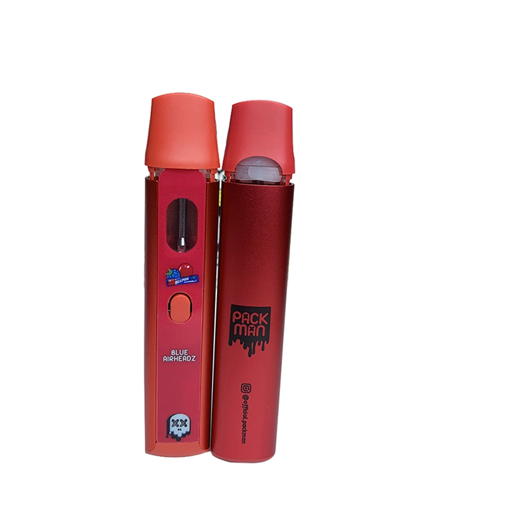 Personalizar vacío Diposable VAPE Packman Pack Man 1st Gen Packaging resina viva de aceite de 2mL 2,0ml 2000mg 2g 2 gramos de grosor Concentrados crudos vaporizador de humo de bobina cerámica