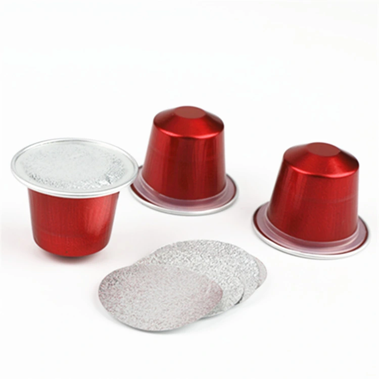 High quality/High cost performance  Free Sample Household 15ml Nespresso Aluminum Foil Coffee Capsule Cup