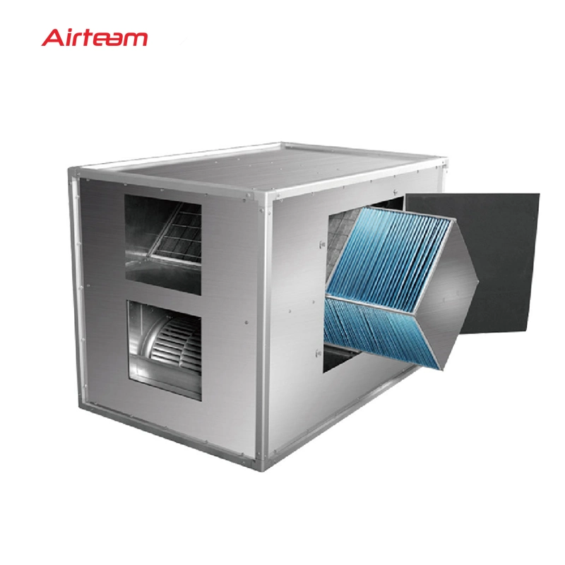 HVAC High Air Volume Ventilation System Rectangular Duct Recuperator