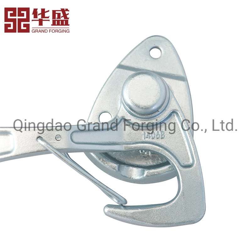 Factory Hot Sale Die Forging Trailer Latch Forged Steel Van Lock Car Parts Trailer Lock with Handle