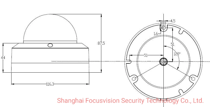 6MP 3X Af Zoom Waterproof Vandal-Proof IR Infrared Poe IP Dome CCTV Surveillance Security Camera