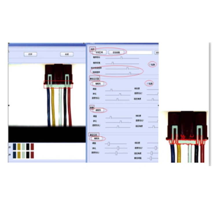 Wiring Harness Color Sequence Detector Wire Color Inserting Position Testing Device