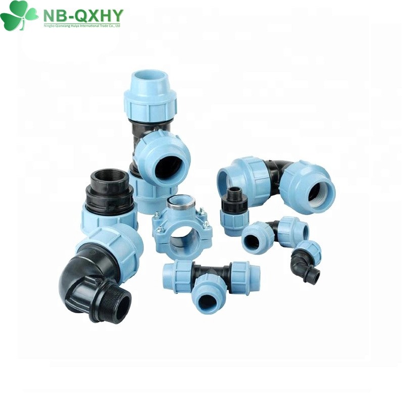 Plastic PP Pipe and Fittings PP PE Compression Fittings 1/2" - 4" Inch Pipe Fittings