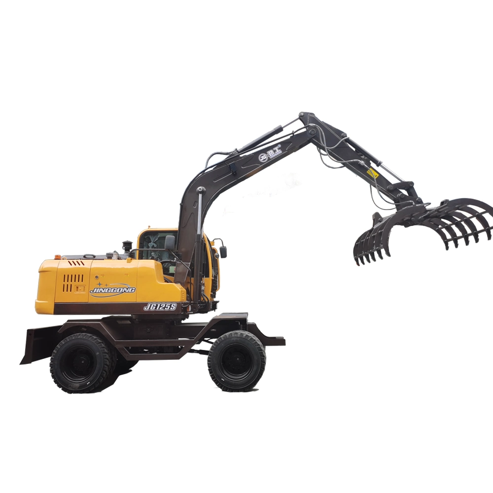 Agricultural Machinery Jg125s Digger Grapple Excavator Cotton Handler Grab Machine