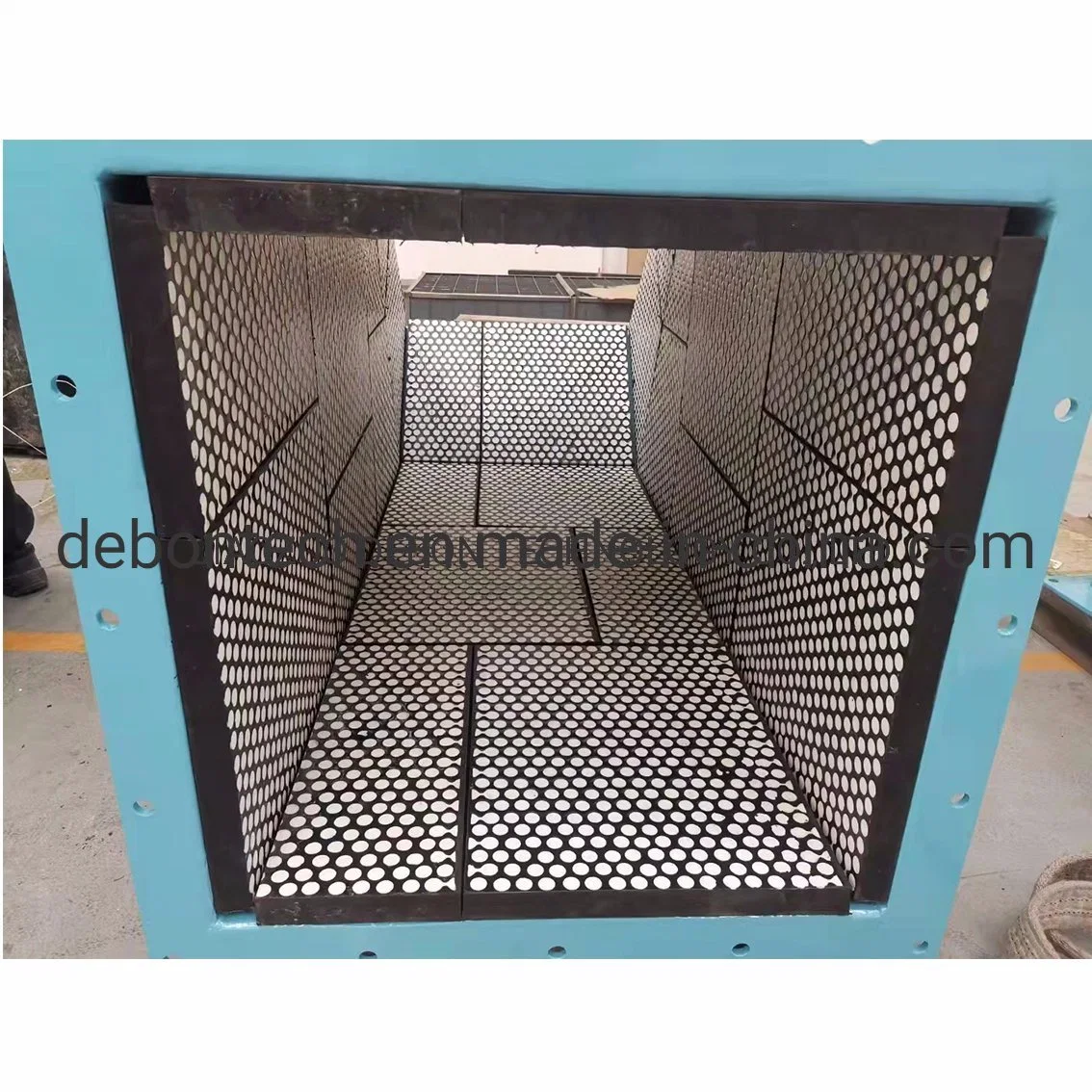 Conveyor Discharge Chute Wear Liner Plate Rubber Ceramic Lining