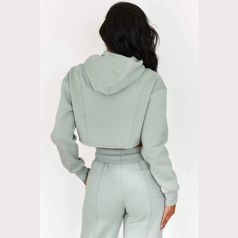 Custom-Made Women Tracksuit Women Sportswear with Scuba Fabric