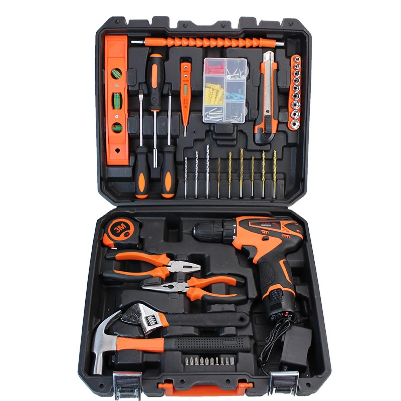 Günstige Reparatur Kombination Power Hand Tool Kit 35PCS Haushalt Elektro Set Box Für Kombinierte Werkzeuge Für Schlagbohrer