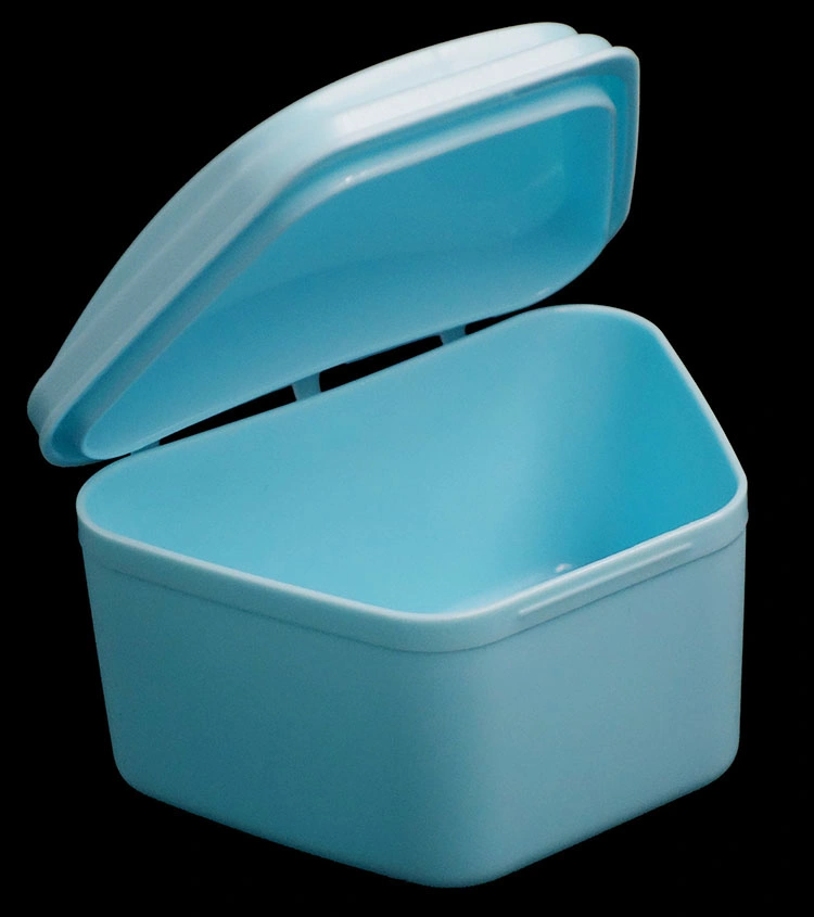 Hot Selling Colorful Plastic Denture Box