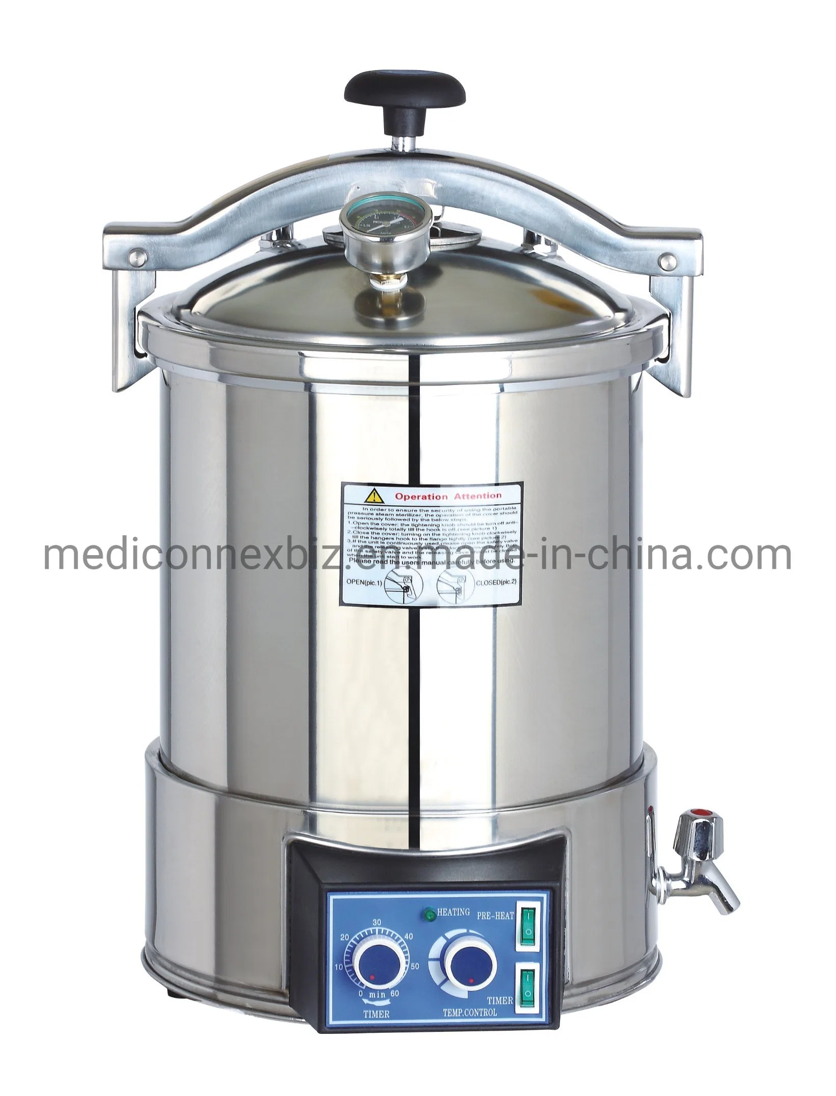 El esterilizador a vapor presión portátil /Autoclave 18L/esterilizador y equipos médicos