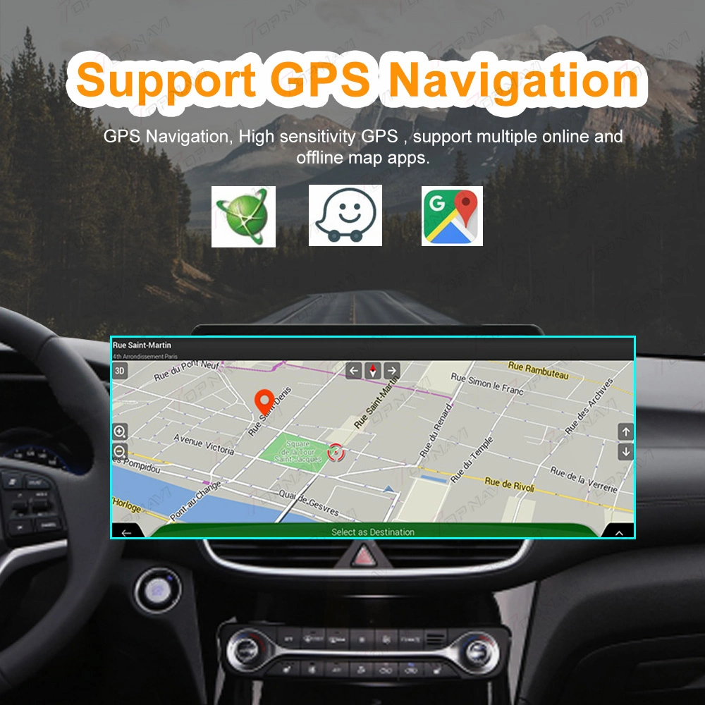 12.3 بوصة لتويوتا سيينا 2021 Android السيارة الراديو الوسائط المتعددة مشغل الفيديو GPS Navigation Stereo (ستيريو GPS)