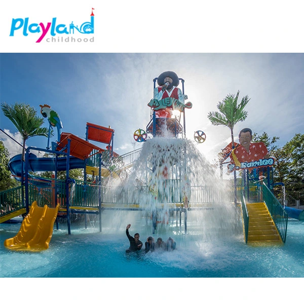 Children Game Park Family Swimming Pool Fiberglass Water Play Equipment