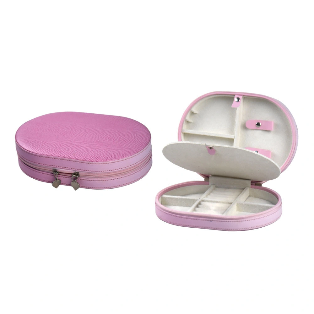 Folding Mini Travel Leather Jewelry Box (6784)