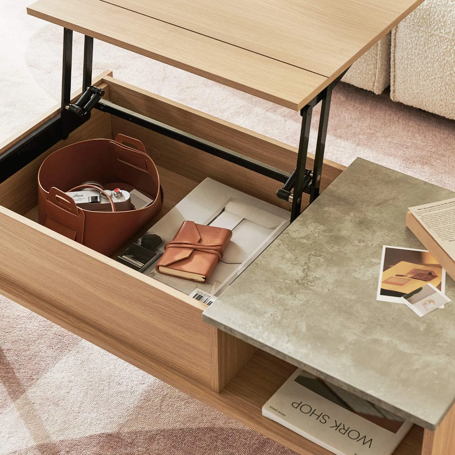 Foldable Home High quality/High cost performance  Customizable Multifunctional Coffee Table