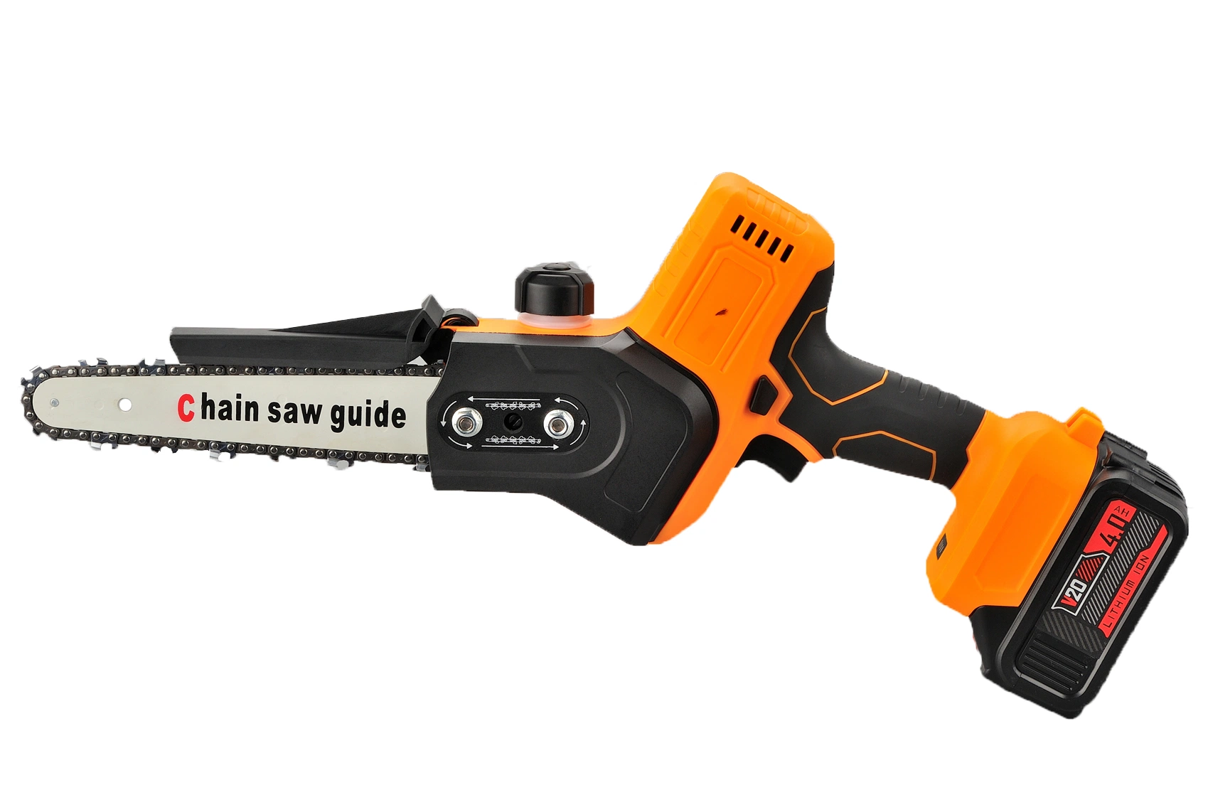 Mini Chainsaw, 8 Inch Battery Saw with Oiled for Garden Cutting