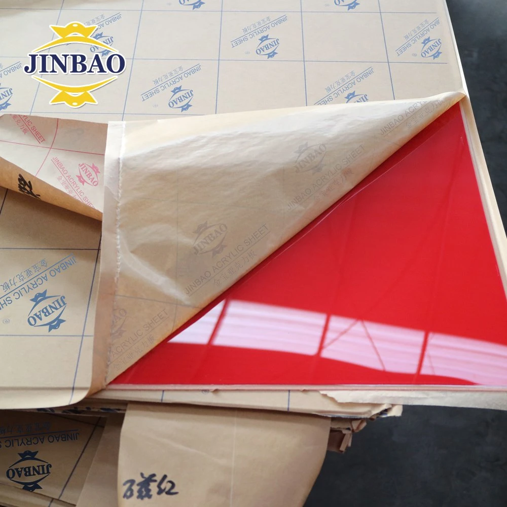 Jinbao Clear Color Acrylic Sheet Plastic Product for Laser Cutting