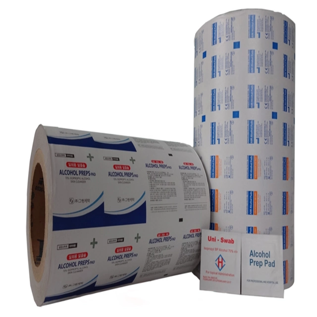 Aluminium Foil Laminated Paper for Alcohol Pad and Lens Wipes