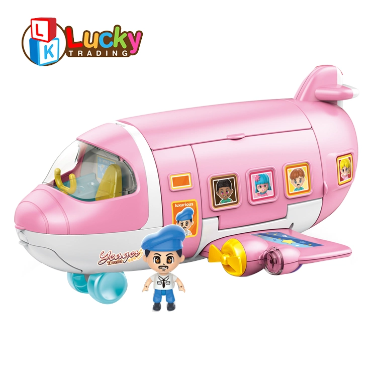 Juego de muñecas de avión niñas juego de muñecas juego de fingir