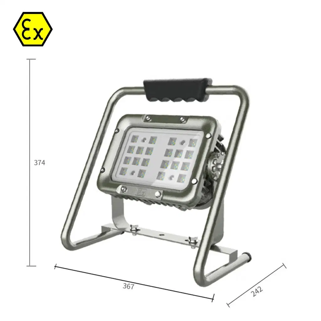 Rechargeable LED Portable Explosion Proof Light Spot Flood Light with Battery
