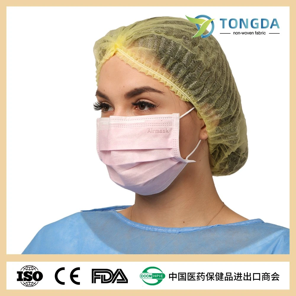 Hospital Infection Control 3 Ply Surgical Mouth Face Mask Disposable