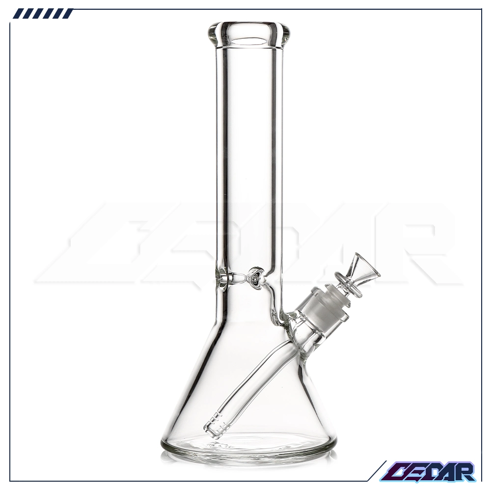 12.7 Inches High-End Transparent Glass Water Pipe Ice Rack Beaker Pipe Tobacco Pipe Thickness 9mm Wholesale/Supplier Hookah Smoking Pipe Glass Water Smoking Pipe