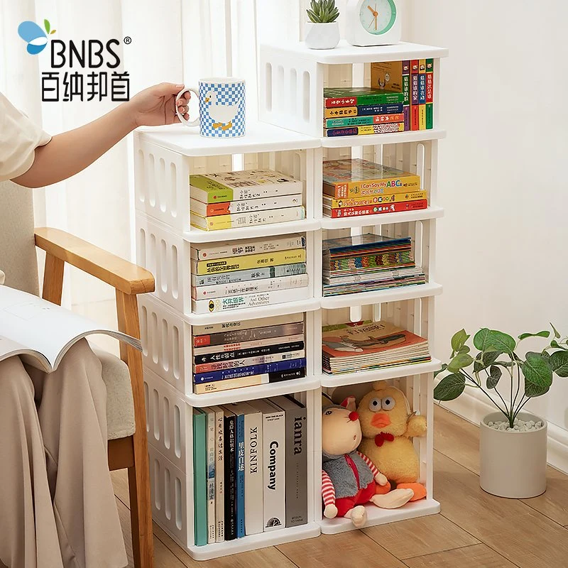 Plastik Bücherregal Home Lagerung Bücherregal Möbel Organizer Bücherregal