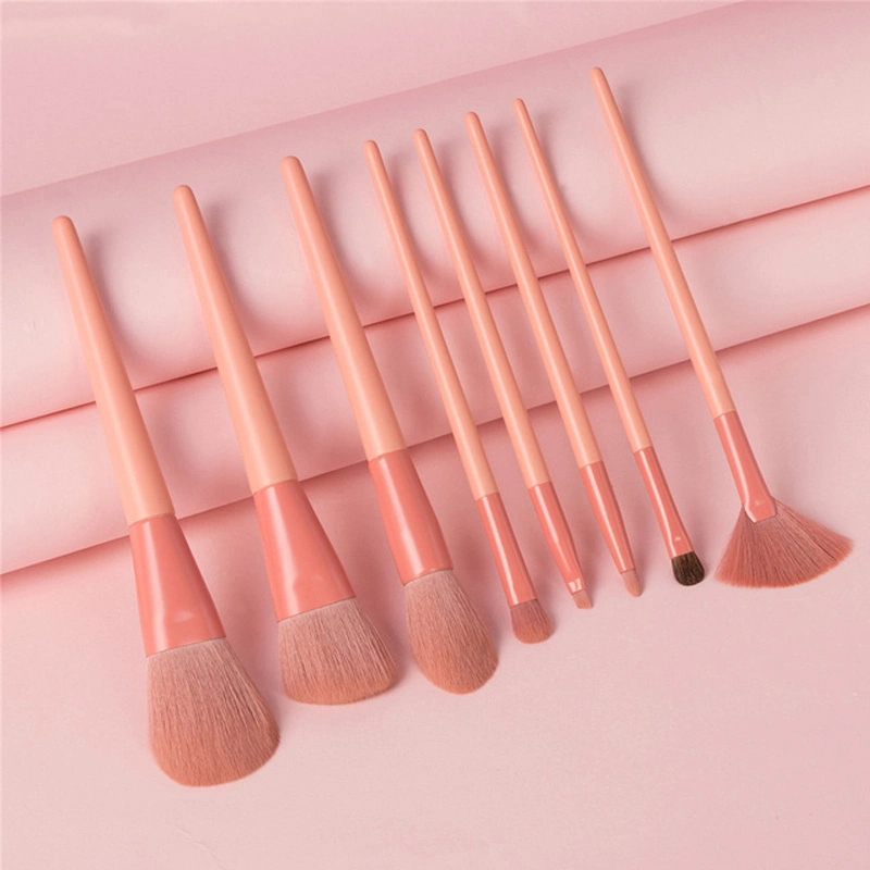 Professional High quality/High cost performance Four Season Green Makeup Kits Vegan Soft Hair Powder Brush Eye Shadow Brush 8 or 13PCS in One