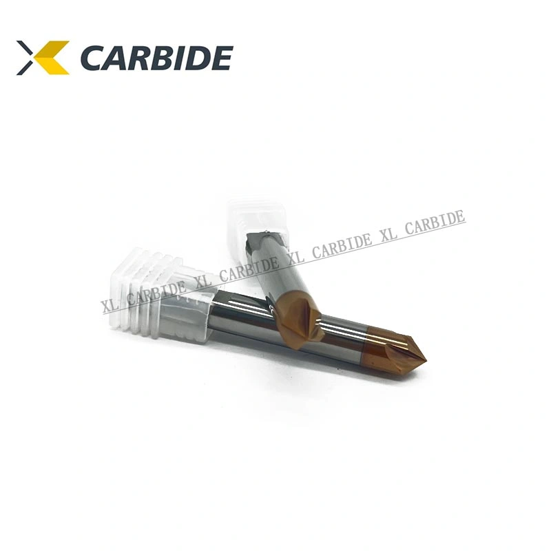 Solid Carbide Center Drill/Spotting Drill HRC55 with Tisin Coating