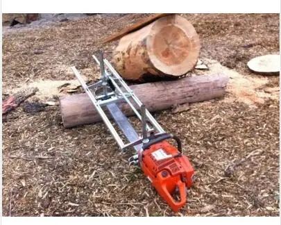 Movable Band Chainsaw Mill Sawmill for Wood Cutting