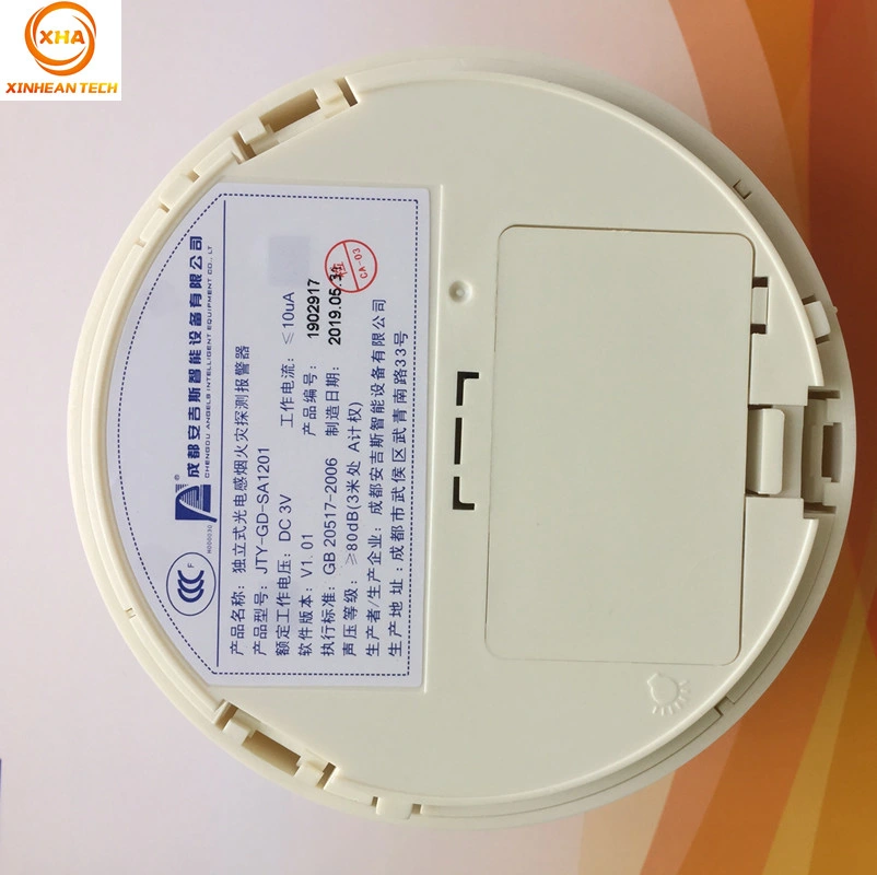 Battery Operated Stand Alone Fire Alarm Photoelectric Smoke Detector