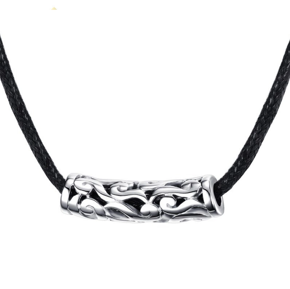 30.7 Cm Titanium Steel Xiangyun Necklace Fashion Accessories Stainless Steel Necklace Gift to Boyfriend