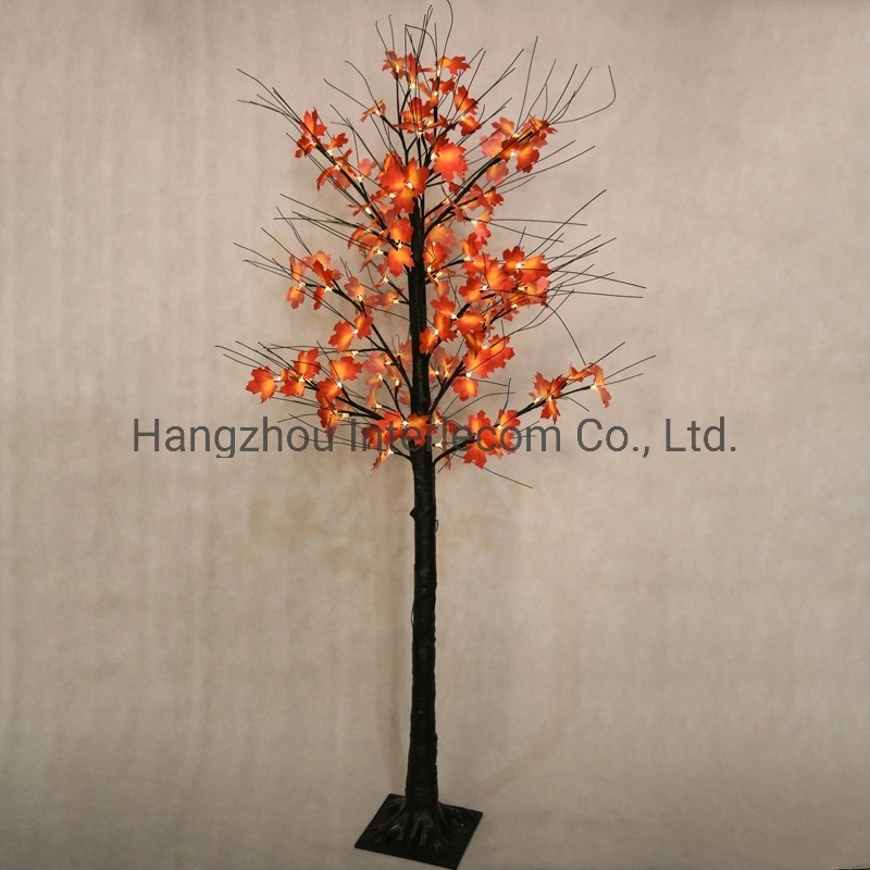 Artificial Red Maple Tree LED Light Decoration Light