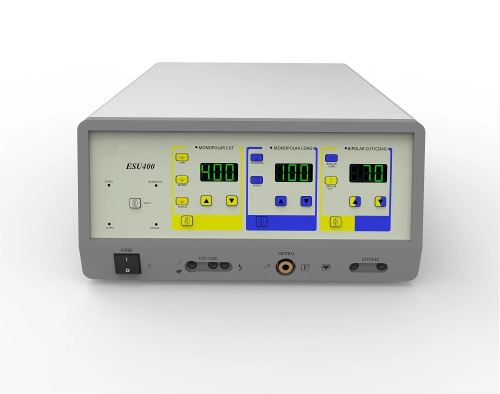 Chinese Manufacturer Surgical Room High Power Output 400W High Frequency Electrosurgical Unit