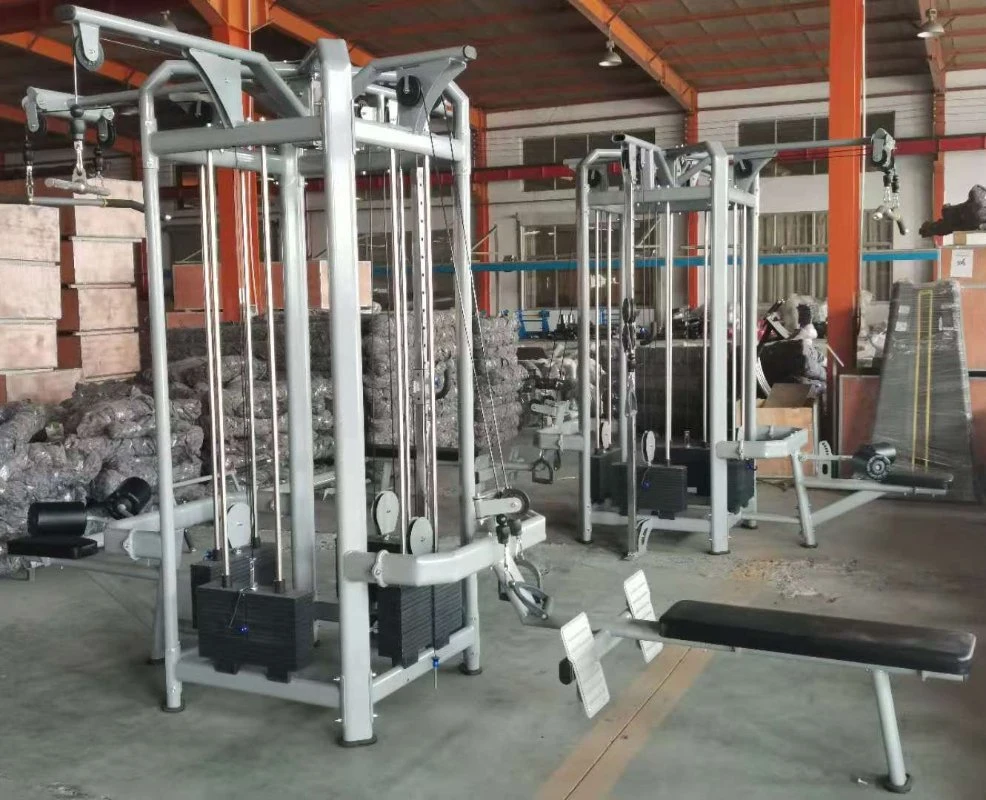 Commercial Gym Fitness Best Selling Factory Fitness Equipment Multi Jungle 8 Stations (AXD5081)