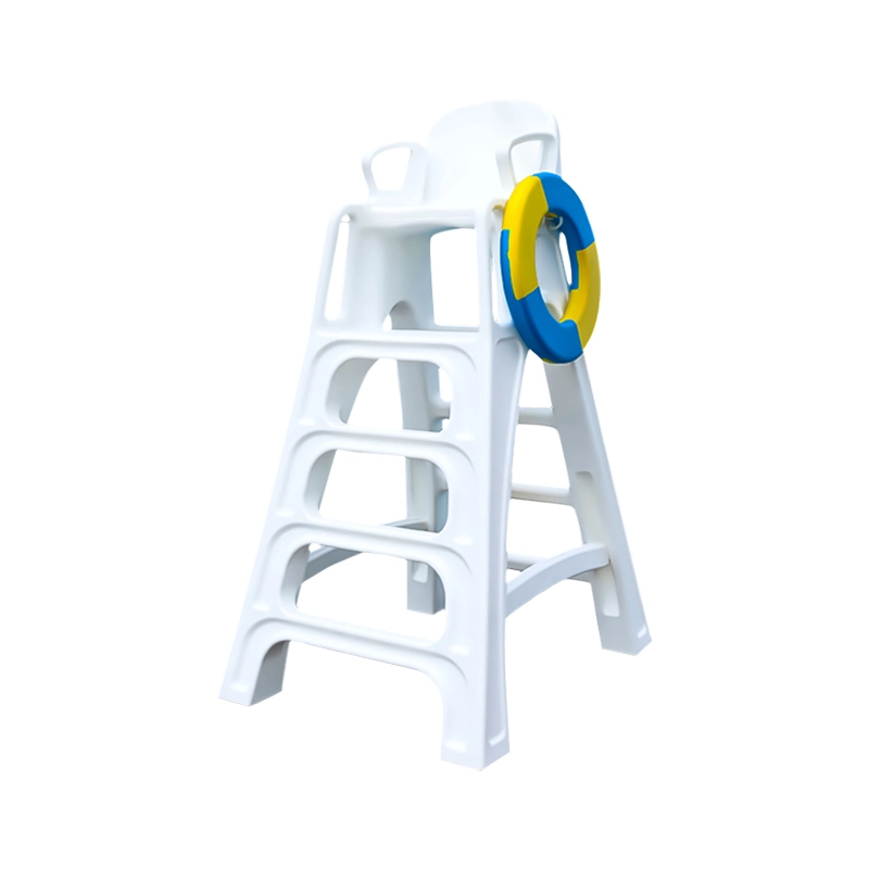 Manufacture Sun Resistance White Beach Rescue Plastic Lifeguard Chair