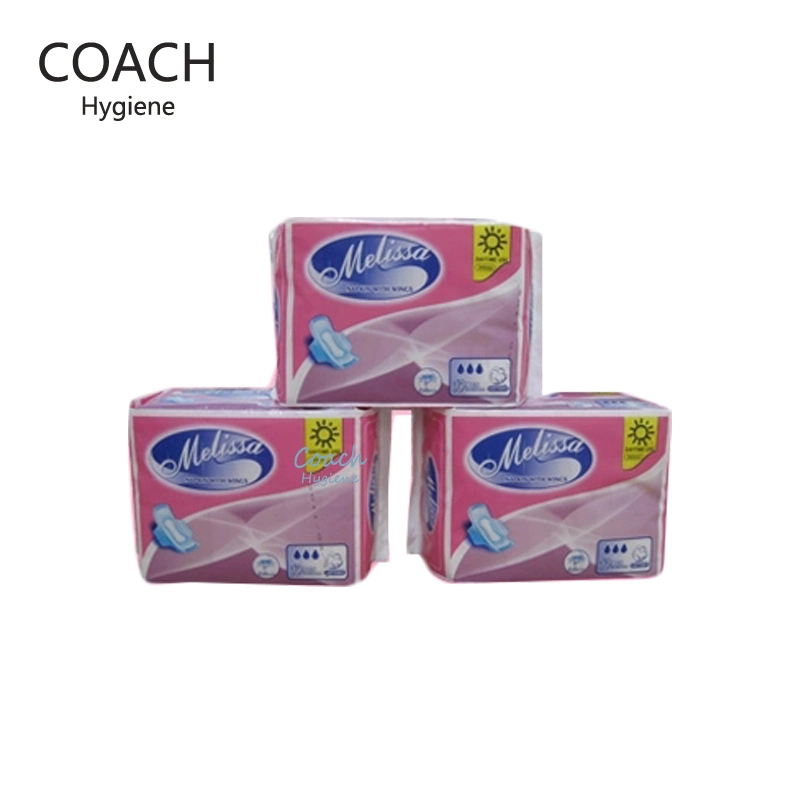 290 мм Night Period Pad Disposable Sanitary Napkin Women Melissa Sanitary Прокладки
