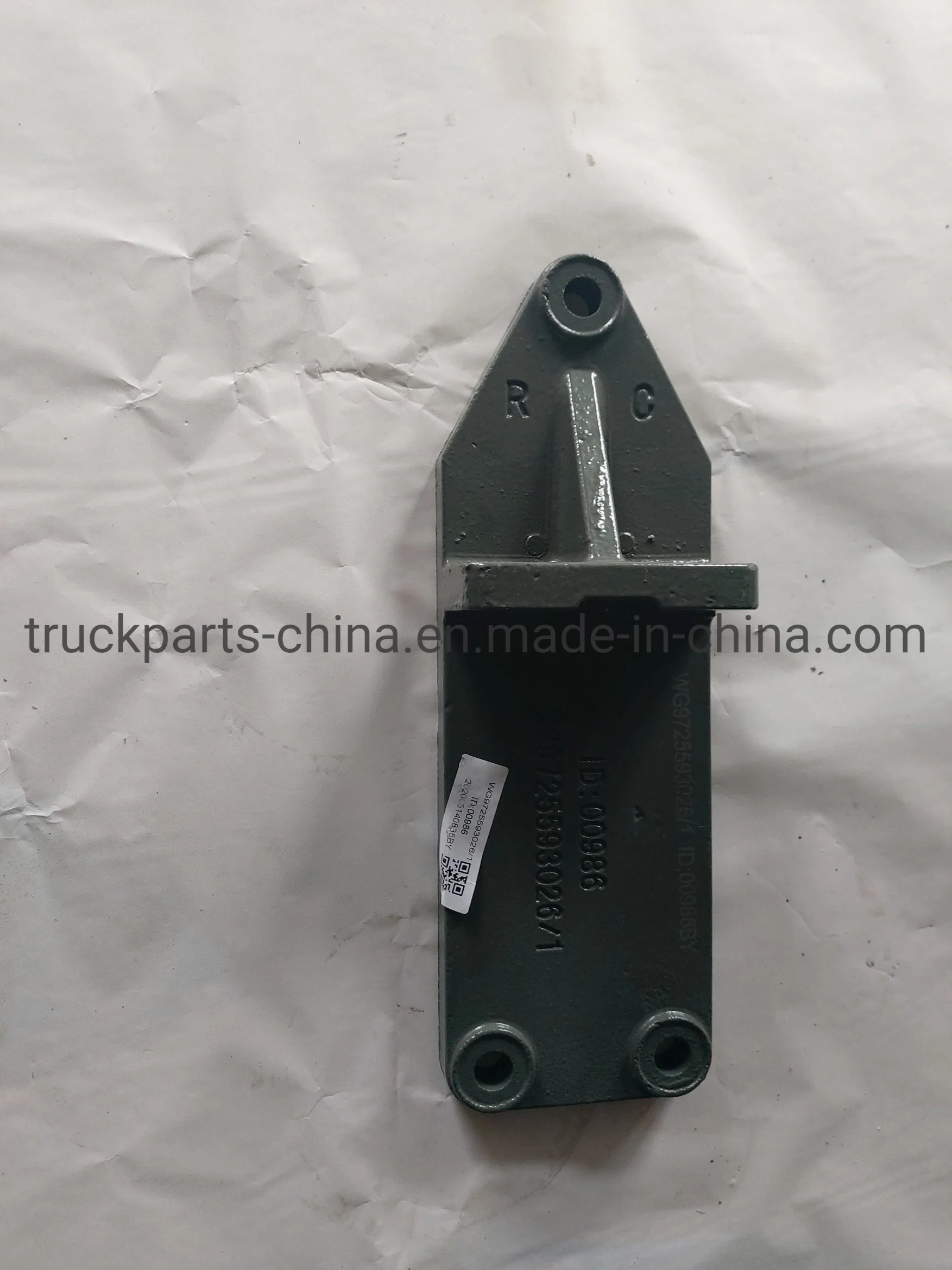 Sinotruk HOWO Truck Parts Engine Support Rear Engine Bracket Wg9725593016 Wg9725593026