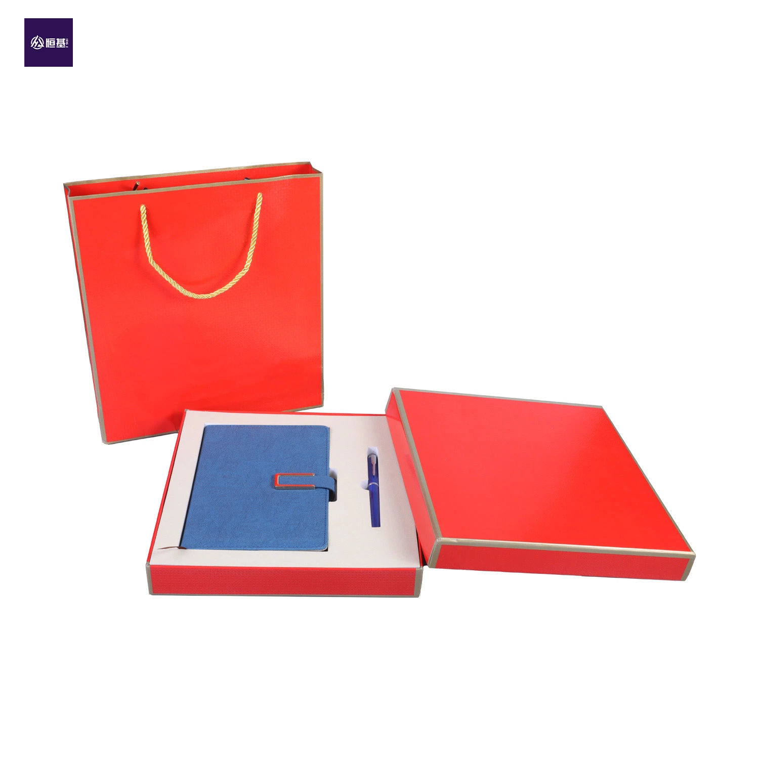 Exquisite PU Leather A5 Sublimation Blanks Journa Notebook with Pen