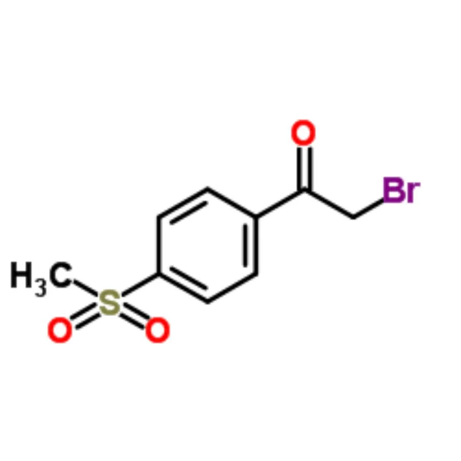 Medicina diaria de materia prima 2-Bromo-1-[4- (metilsulfonil) Phenyl]-1-etanona grado de pureza 99% CAS no 50413-24-6